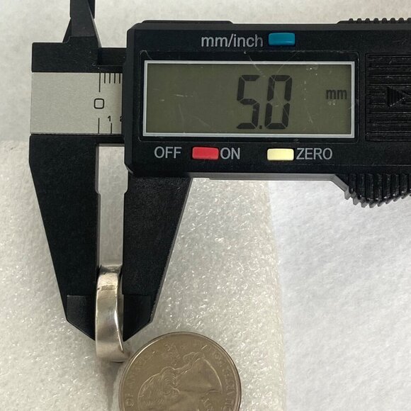 Sterling Silver 925 Asymmetric Oval Purple Amethyst Cabochon Ring Sz 5.75 - Picture 14 of 16